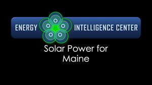 Solar power in Maine